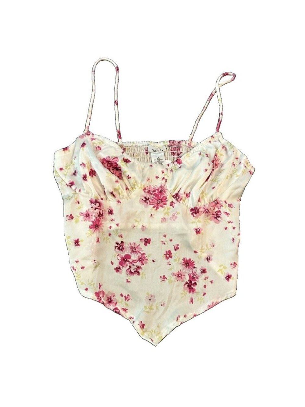 Handkerchief Rue 21 NWT Cami Womens Tank Top M Coquette Fairy Cottagecore Spring